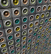 3d grunge render multiple color sound system pattern backdrop 3d grunge render multiple color sound system pattern backdrop