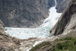 Glacier at Norwegian mountains