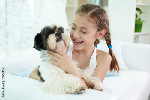 Foto: Kid with dog Kid with dog
