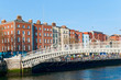 Ha'penny bridge in Dublin, Ireland