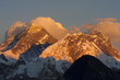 Everest at sunset from Kala Pattar, Nepal.