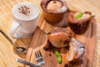 Schoko Birnen Muffin Kaffee BIO