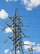 Electric high voltage post