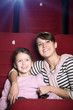 Photo: Mother and child at the cinema Mother and child at the cinema