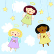 little angel greeting card