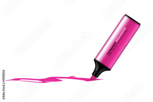 Illustration: Permanent Highlighter Line Magenta Permanent Highlighter Line Magenta