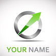Vektor: Logo abstract circle with arrow # Vector Logo abstract circle with arrow # Vector