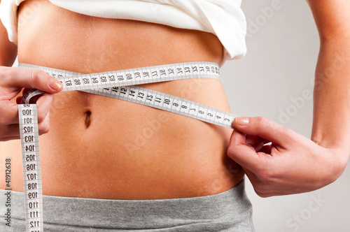 Photo: measuring waist measuring waist