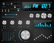 Illustration: User Interface Radio black User Interface Radio black