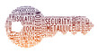 key text clouds concept