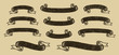 Vintage ribbons set