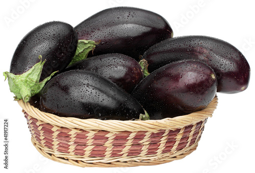 Photo: Melanzane nel cestino Melanzane nel cestino