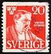 Postage stamp Sweden 1945 Viktor Rydberg, Writer
