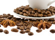 grain and anise are spilled coffee grain and anise are spilled coffee
