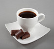 black coffee and chocolate black coffee and chocolate