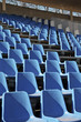 seats are empty on the tribune of stadium seats are empty on the tribune of stadium