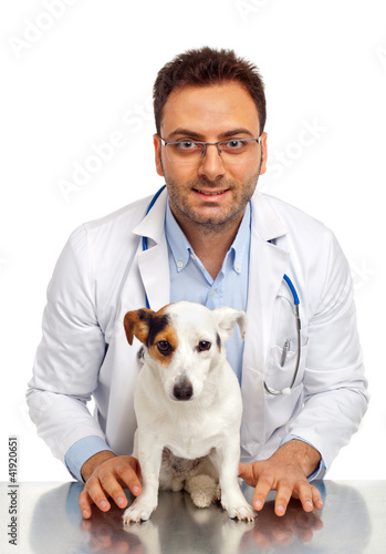 Foto: Veterinario e paziente Veterinario e paziente