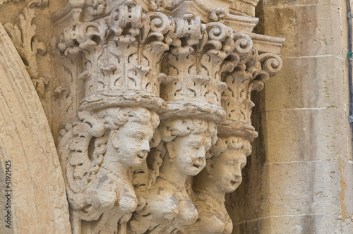 Photo: Grassi palace. Lecce. Puglia. Italy. Grassi palace. Lecce. Puglia. Italy.