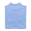 Blue folded woman knitted blouse Blue folded woman knitted blouse