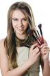 Portrait of the beautiful girl- Creative make-up