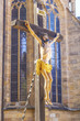 Jesus on the cross at the dome in Erfurt