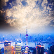 over view of shanghai