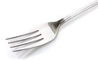 Foto: Silver fork isolated on white Silver fork isolated on white