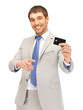 businessman with credit card businessman with credit card
