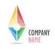 Company business logo diamond desing