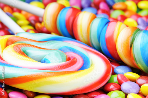 Photo: Striped lollipops Striped lollipops
