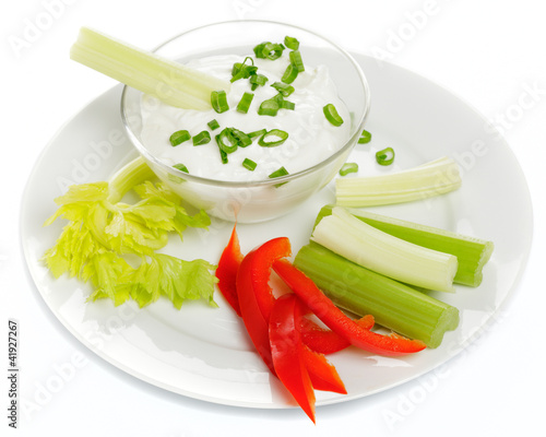 Photo: Dip mit Gemüse Dip mit Gemüse