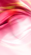 Elegant pink fractal waves on white background