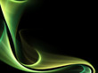 Green fractal background