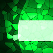 Stained glass design template. EPS 8