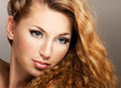 Beautiful girl face, long hair Beautiful girl face, long hair
