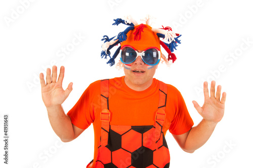 Photo: Dutch soccer supporter Dutch soccer supporter