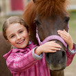Horse whispers - Horse and lovely girl - best friends