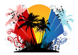 sommer, beach hintergrund