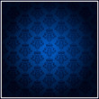Vector vintage blue wallpaper