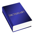 Vector illustration of dictionary