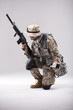 Photo: Soldier with explosive Soldier with explosive