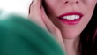 Woman Powders Face