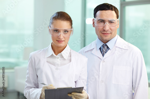 Photo: Two scientists Two scientists