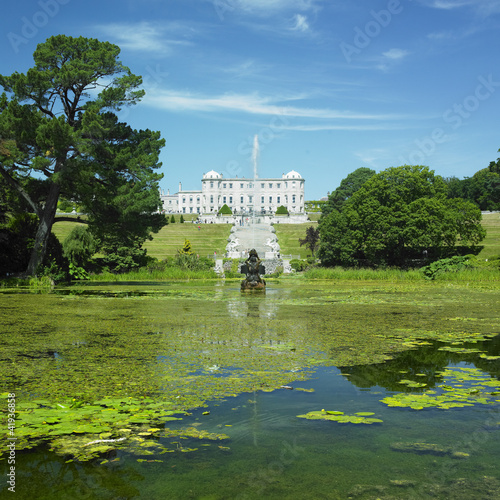 Photo: Powerscourt House with gardens, County Wicklow, Ireland Powerscourt House with gardens, County Wicklow, Ireland
