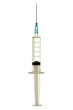 Empty disposable syringe