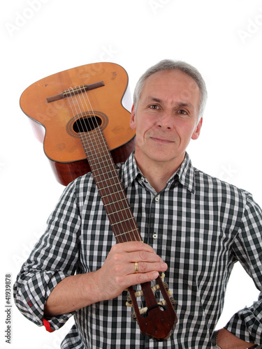 Foto: Gitarre schultern Gitarre schultern