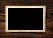 old photo postcard on wood old photo postcard on wood