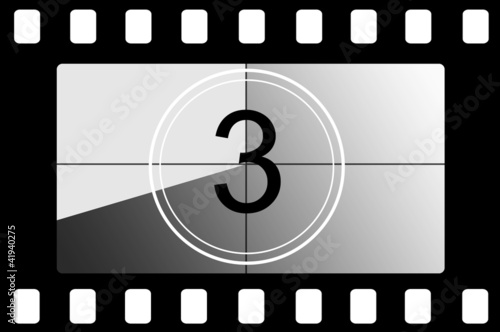Illustration: Film countdown 3 Film countdown 3