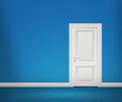 Door in the Blue Wall