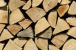 Gestapeltes Holz